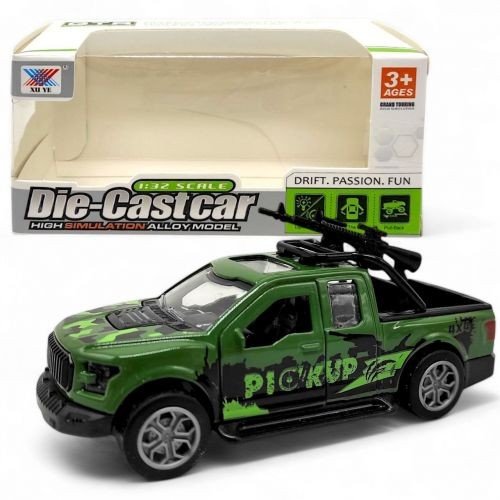 Машинка металева військовий джип (ЗЕЛЕНИЙ)