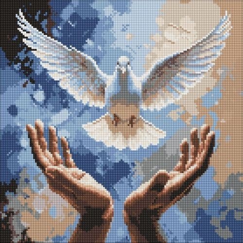 Алмазна мозаїка "Руки добра" 40х40 см