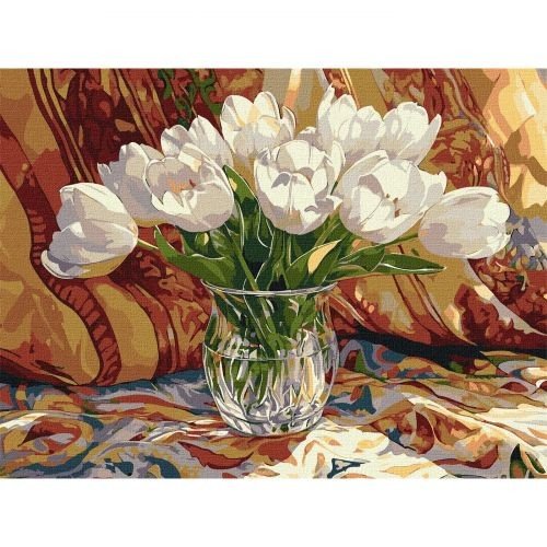 Картина по номерах "Тюльпановий спокій" 30х40 см