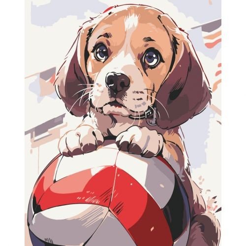 Картина за номерами "Давай гратися" 40х50 см