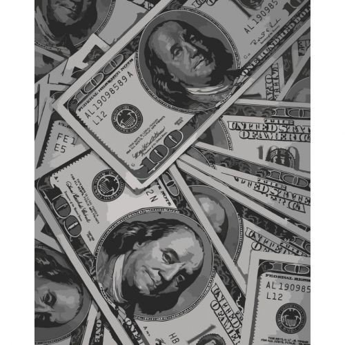Картина за номерами "Money 40х50 см