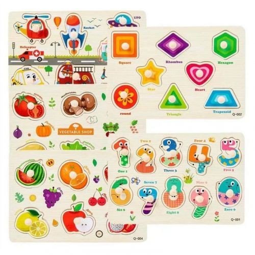 Вкладиші дерев'янні (МІКС ВИДІВ)