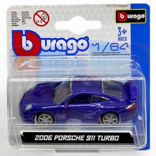 Машинка металева (колекційна) "Porsche 911 "Turbo", синій
