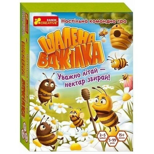 Настільна гра "Шалена бджілка" укр