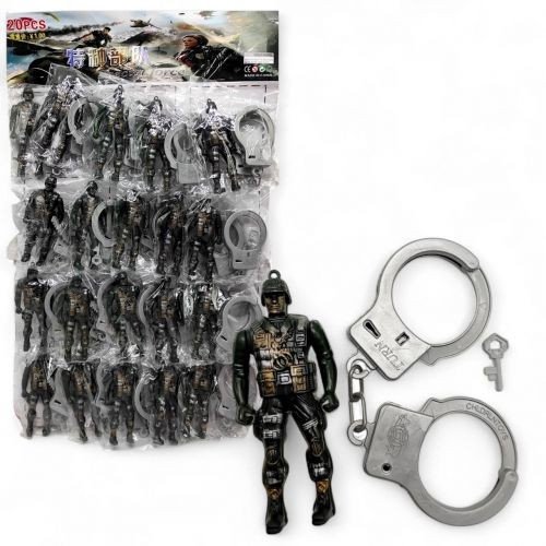Набір "Солдат з наручниками", 20 наборів на планшеті