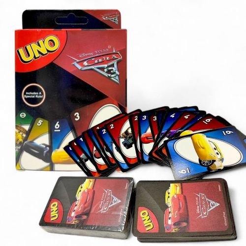 Настільна гра "Уно. Тачки", 108 карт укр