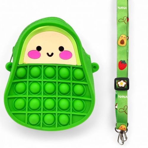 Дитяча сумочка POP IT (силікон) зелений