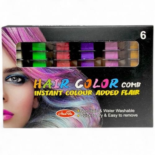 Фарба для волосся неонова, 6 кольорів