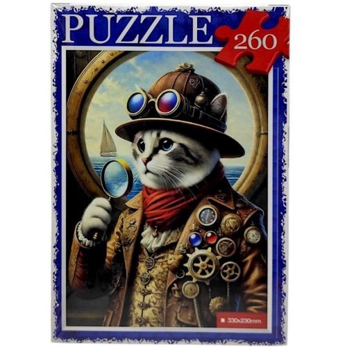 ПАЗЛИ 260 ЕЛЕМЕНТІВ "КОТИК МАНДРІВНИК"
