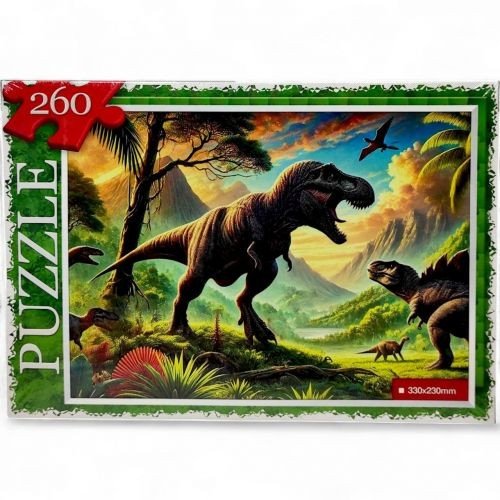 ПАЗЛИ 260 ЕЛЕМЕНТІВ "ДИНОЗАВРИ"
