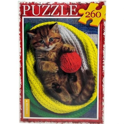 ПАЗЛИ 260 ЕЛЕМЕНТІВ "КОШЕНЯ З КЛУБОЧКОМ"