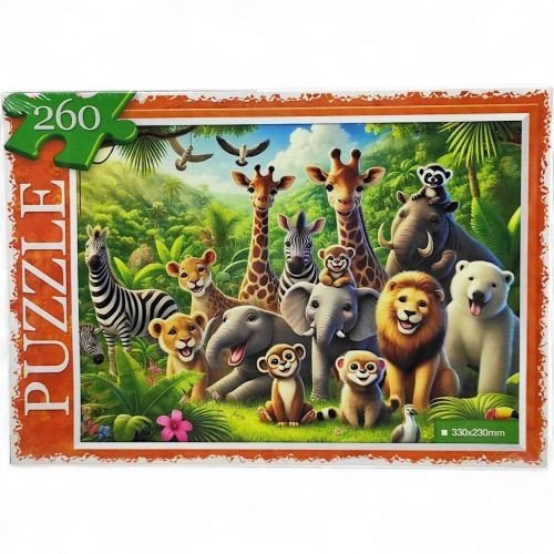 ПАЗЛИ 260 ЕЛЕМЕНТІВ "ЗООПАРК"