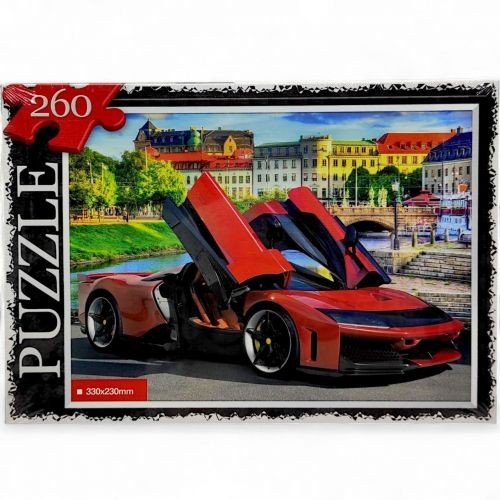 ПАЗЛИ 260 ЕЛЕМЕНТІВ "ЧЕРВОНИЙ СПОРТКАР"