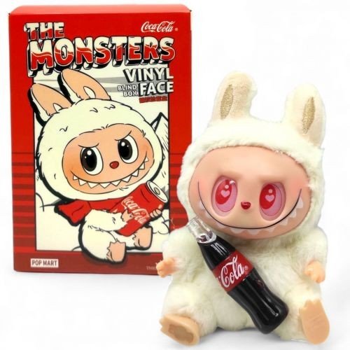 Лабубу-2 "Coca Cola" 15 см (мікс видів), в пакеті і подарунковій коробці