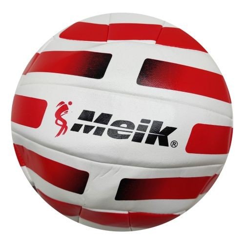 М'яч волейбол  PVC (ЧЕРВОНИЙ В БІЛУ СМУЖКУ)