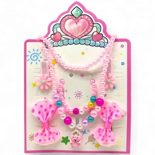 ДИТЯЧИЙ НАБІР БІЖУТЕРІЇ КАПІБАРА (РОЖЕВИЙ)