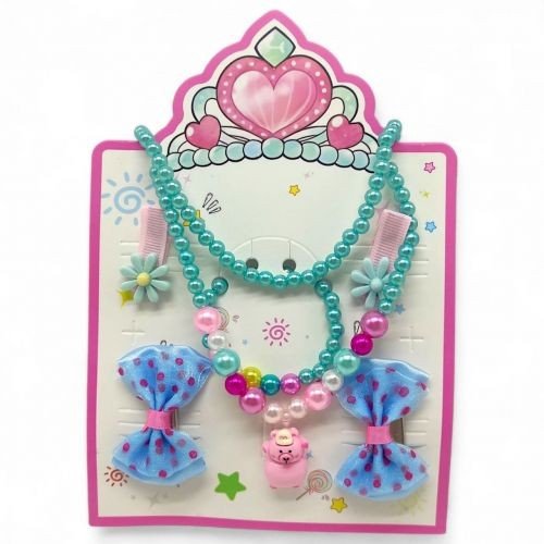 ДИТЯЧИЙ НАБІР БІЖУТЕРІЇ КАПІБАРА (БЛАКИТНИЙ)