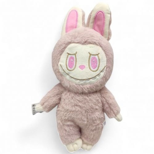 Іграшка мʼяка "Лабубу" 30 см (СВІТЛО-РОЖЕВА)