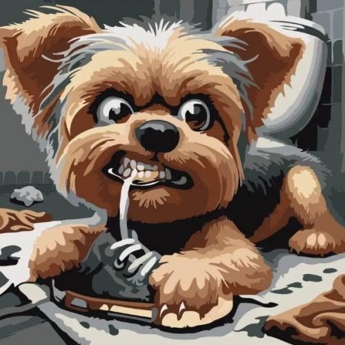 Картина за номерами "Бешкетник" 30х30 см