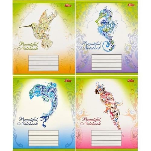 Зошит кольоровий 12 аркушів, лінія "2265" N