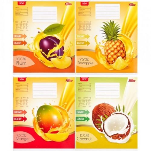 Зошит кольоровий 12 аркушів, лінія "2900" N