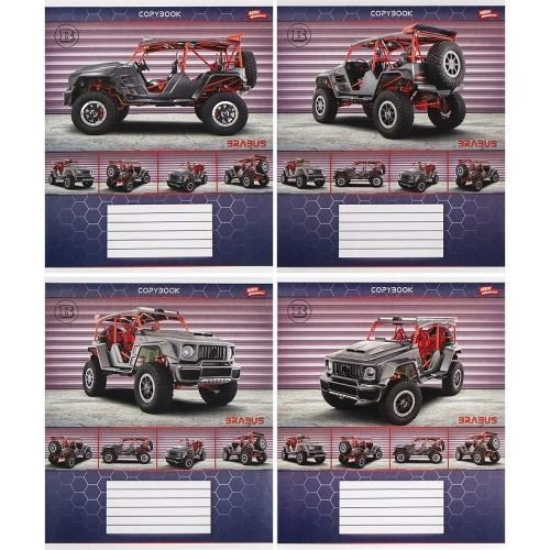 Зошит кольоровий 12 листів, клітина "3525" M