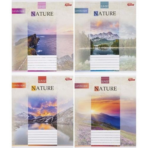 Зошит кольоровий 12 листів, клітина "3539" N