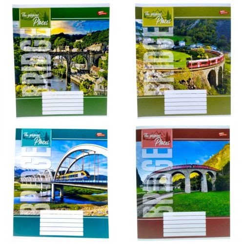 Зошит кольоровий 36 аркушів, клітинка 3427 N