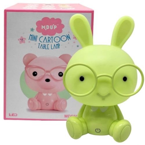 Нічник "Зайчик в окулярах" (ЗЕЛЕНИЙ)