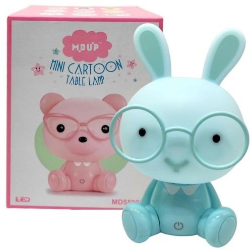 Нічник "Зайчик в окулярах" (СИНІЙ)