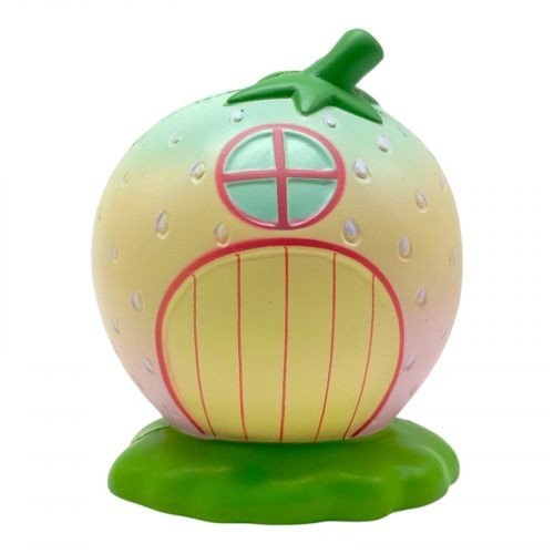 Іграшка-антистрес з ароматом Squishy Полуничний будиночок ЖОВТО-РОЖЕИВИЙ