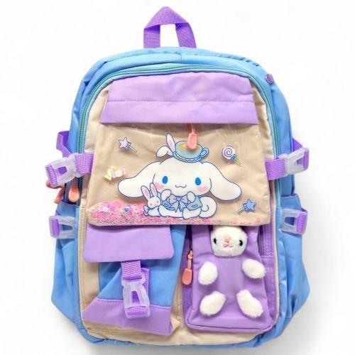 Рюкзак шкільний "Санріо. СІНАМОРОЛ" 44х30х20 см (БЛАКИТНИЙ)