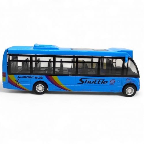 Автобус інерційний, озвучений, зі світлом,(БЛАКИТНИЙ)