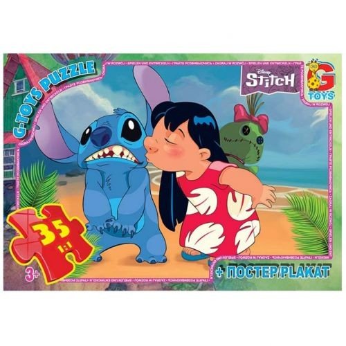Пазли із серії  "Stitch", 35 ел
