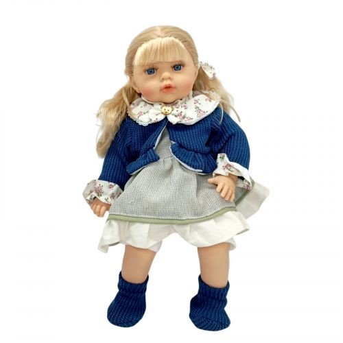 Лялька "Маленька Пані" арт. PL-525-113 (12шт) батар. озвучено українською,мʼяконабивна, р-р іграшки 45 см,  короб. 46*19,5,5*13 см