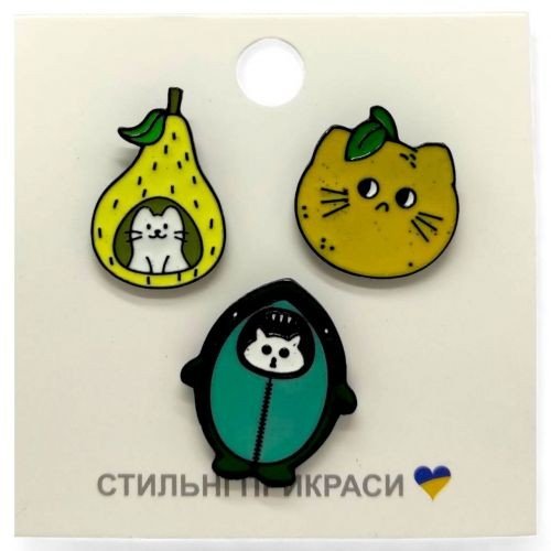 Піни декоративні "КОТИКИ"