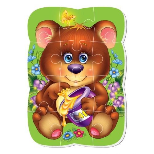Гра розвиваюча A5 магнітні пазли  "Ведмежа" Vladi Toys