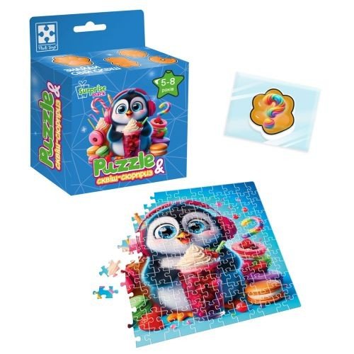 Пазли із сюрпризом "Пінгвінятко" (укр)