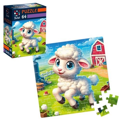 Пазли "De.tail. Спритна овечка" 64 деталей