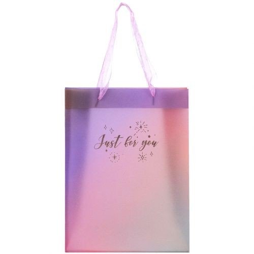 Пакет пластиковий подарунковий 25х19см, Just for you-3