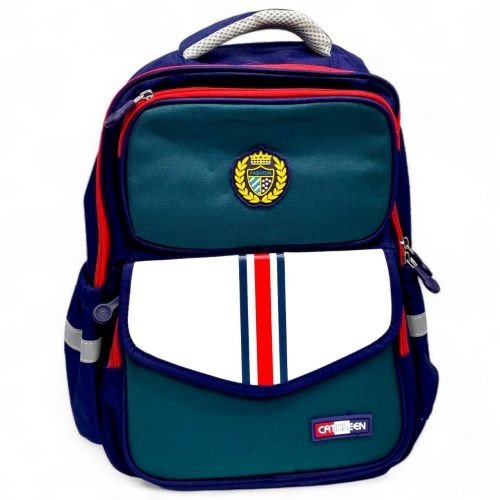 Рюкзак, розмір: 31х16х40 см (1 відділення, 4 кишені, на блискавці) ЧОРНИЙ