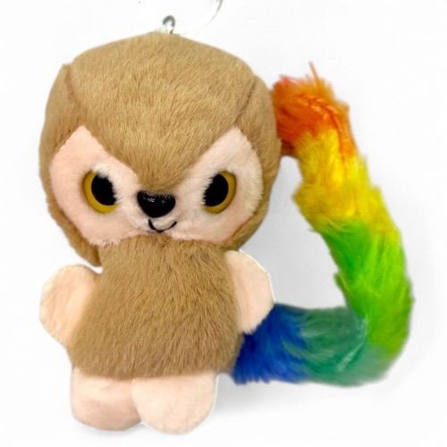 Мяка іграшка-брелок Лемури 20 см (СВІТЛО-КОРИЧНЕВИЙ)