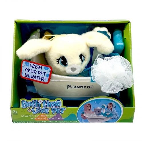 Улюбленець м’яка іграшка, ванна з помповою подачею води, аксесуари, в коробці