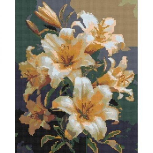 Алмазна мозаїка "ЯСКРАВІ ЛІЛІЇ" 40х50 см