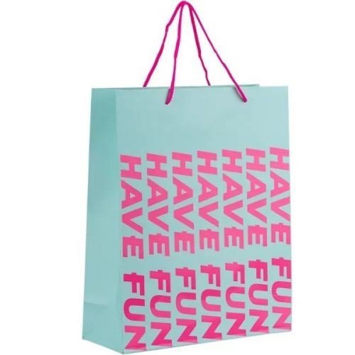 Пакет паперовий подарунковий, 26х32см, Have fun