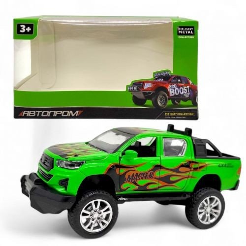 Машинка металева "Автопром. Позашляховик" зелений