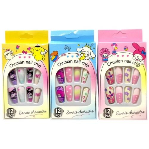 Набір накладних нігтів, в коробці (мікс видів)