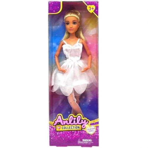 Лялька "Anlily балерина" 29 см (БІЛА СУКНЯ)