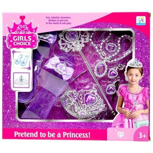 Біжутерія, набір прикрас з взуттям (ФІОЛЕТОВА)