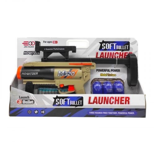 Бластер з мяк.патронами та прицілом.(ВИД 3)